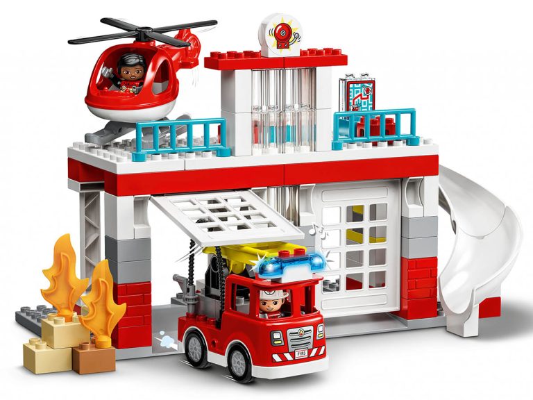 LEGO Feuerwehrwache mit Hubschrauber 10970