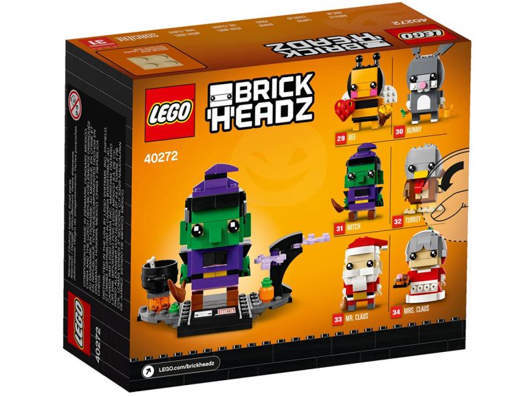 Halloween-Hexe LEGO BrickHeadz 40272 - Halloween-Hexe - Produktbild 04