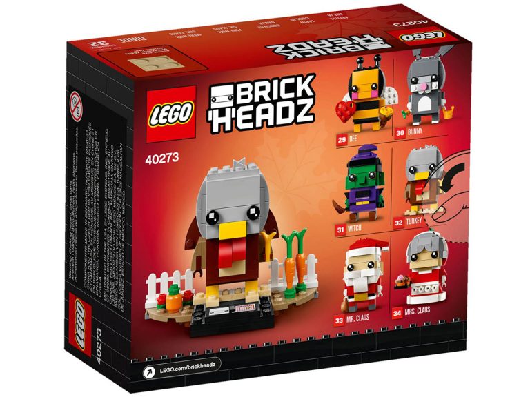 Erntedank-Truthahn LEGO BrickHeadz 40273 - Erntedank-Truthahn - Produktbild 04