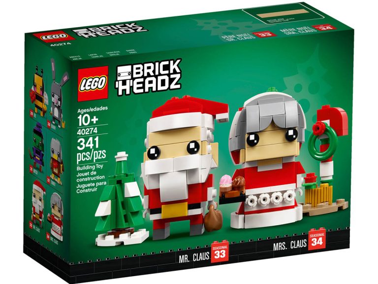 Herr und Frau Weihnachtsmann LEGO BrickHeadz 40274 - Herr und Frau Weihnachtsmann - Produktbild 05