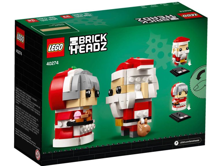 Herr und Frau Weihnachtsmann LEGO BrickHeadz 40274 - Herr und Frau Weihnachtsmann - Produktbild 06