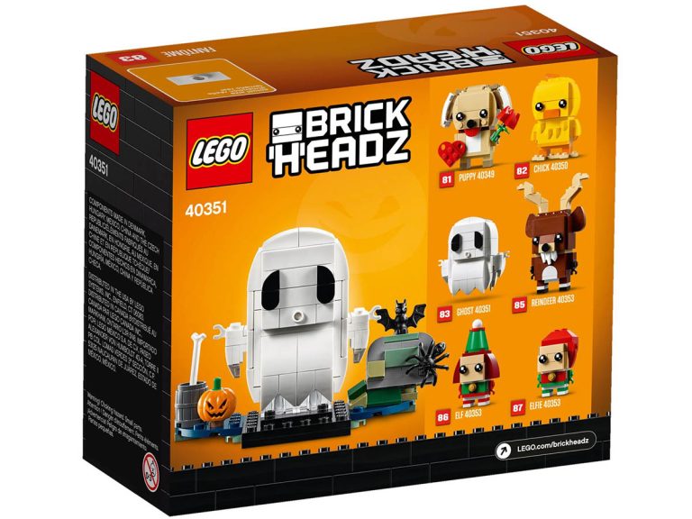 Halloween-Gespenst LEGO BrickHeadz 40351 - Halloween-Gespenst - Produktbild 03