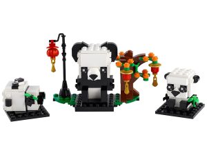 LEGO BrickHeadz 40466 - Pandas fürs chinesische Neujahrsfest - Produktbild 01