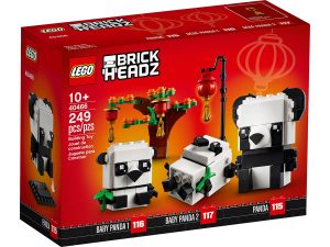 LEGO BrickHeadz 40466 - Pandas fürs chinesische Neujahrsfest - Produktbild 05