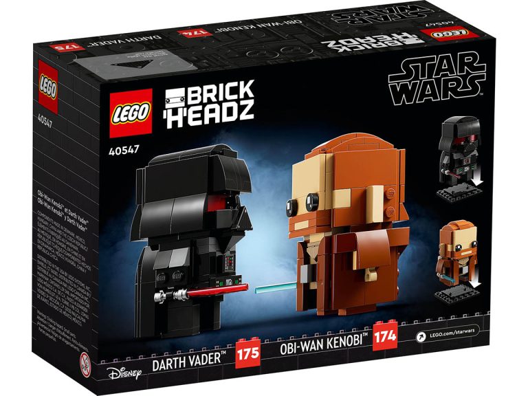 LEGO BrickHeadz 40547 - Obi-Wan Kenobi™ & Darth Vader™ - Produktbild 06