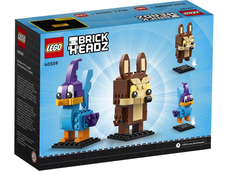 Road Runner & Wile E. Coyote LEGO BrickHeadz 40559 - Road Runner & Wile E. Coyote - Produktbild 06