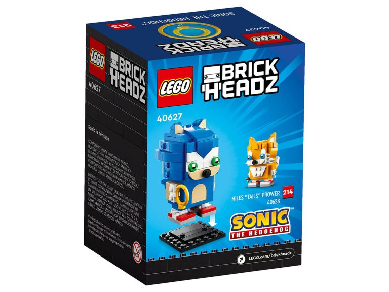 Sonic the Hedgehog™ LEGO BrickHeadz 40627 - Sonic the Hedgehog™ - Produktbild 04