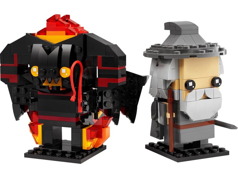 LEGO BrickHeadz 40631 - Gandalf der Graue und Balrog™ - Produktbild 01