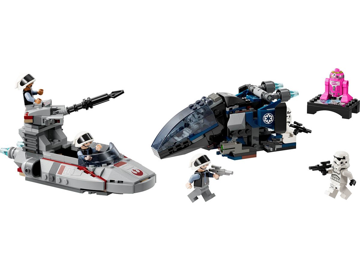 LEGO Imperial Dropship vs. Rebel Scout Speeder 40755