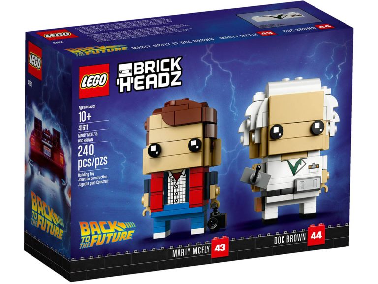 Marty McFly und Doc Brown LEGO BrickHeadz 41611 - Marty McFly und Doc Brown - Produktbild 02