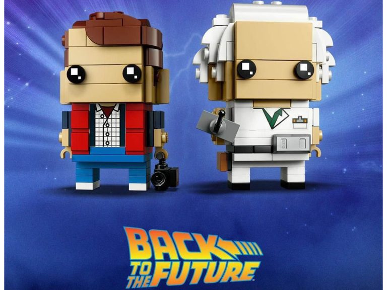 Marty McFly und Doc Brown LEGO BrickHeadz 41611 - Marty McFly und Doc Brown - Produktbild 03