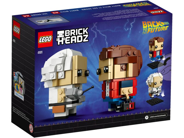 Marty McFly und Doc Brown LEGO BrickHeadz 41611 - Marty McFly und Doc Brown - Produktbild 04