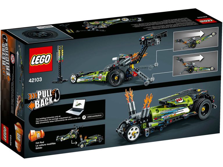 LEGO Technic 42103 - Dragster Rennauto - Produktbild 06