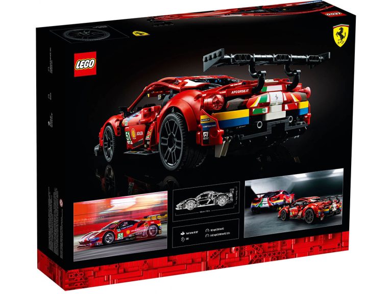 LEGO Technic 42125 - Ferrari 488 GTE “AF Corse #51” - Produktbild 06