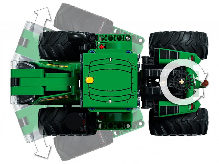 John Deere 9620R 4WD Tractor LEGO Technic 42136 - John Deere 9620R 4WD Tractor - Produktbild 08