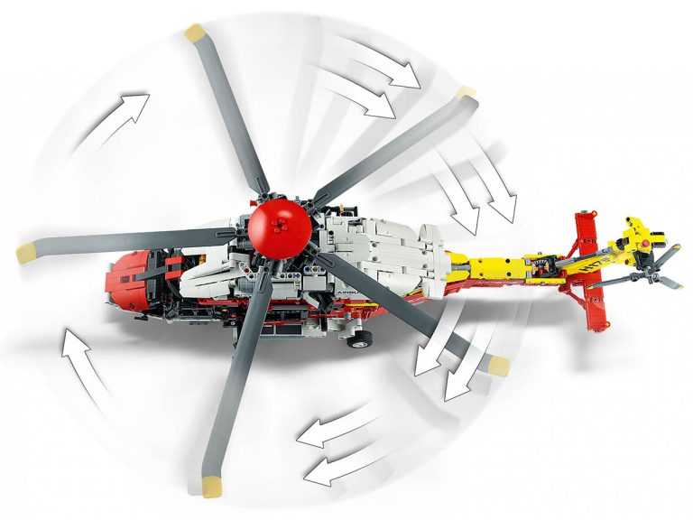 LEGO Technic 42145 - Airbus H175 Rettungshubschrauber - Produktbild 04
