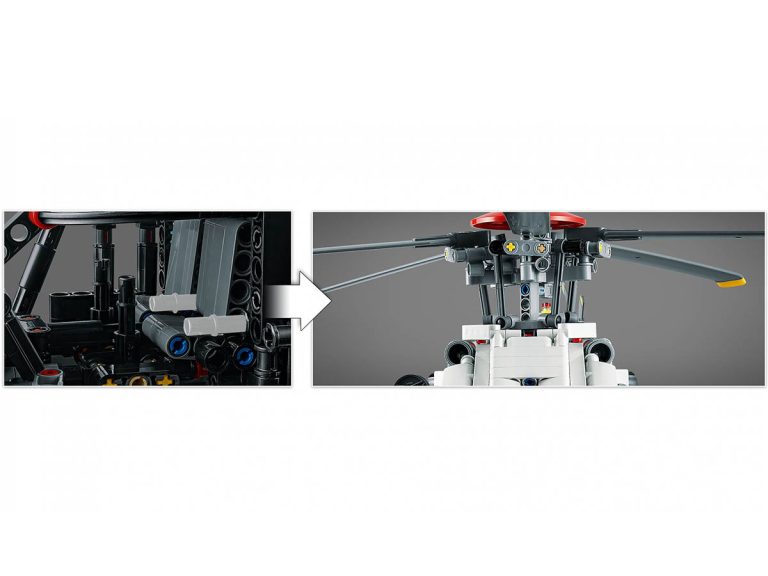 LEGO Technic 42145 - Airbus H175 Rettungshubschrauber - Produktbild 07