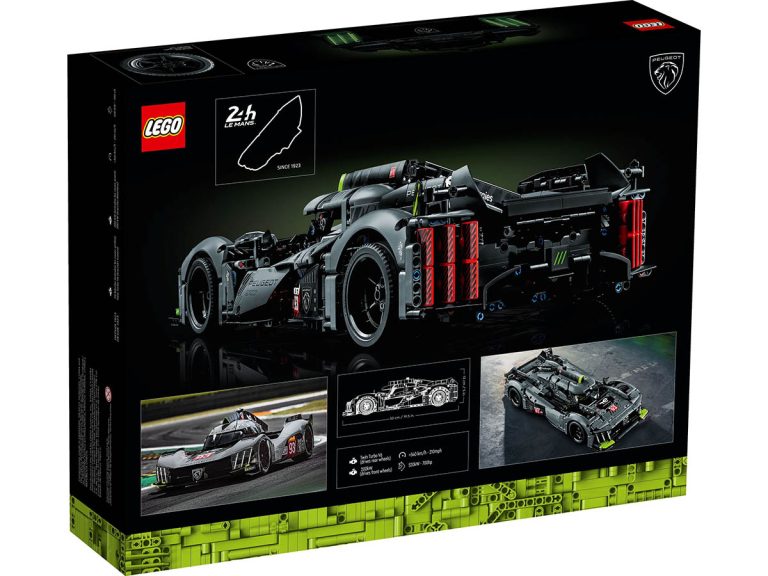 LEGO Technic 42156 - PEUGEOT 9X8 24H Le Mans Hybrid Hypercar - Produktbild 06