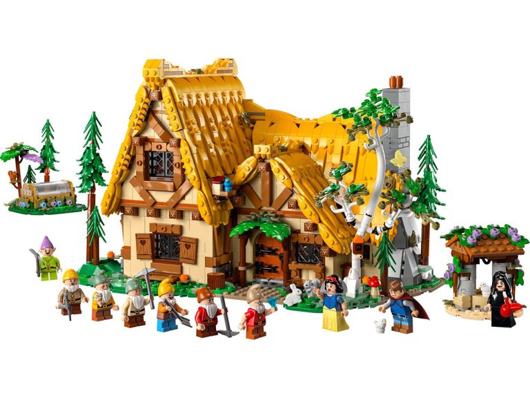 LEGO Die Hütte von Schneewittchen und den sieben Zwergen - 43242 - Produktbild 01