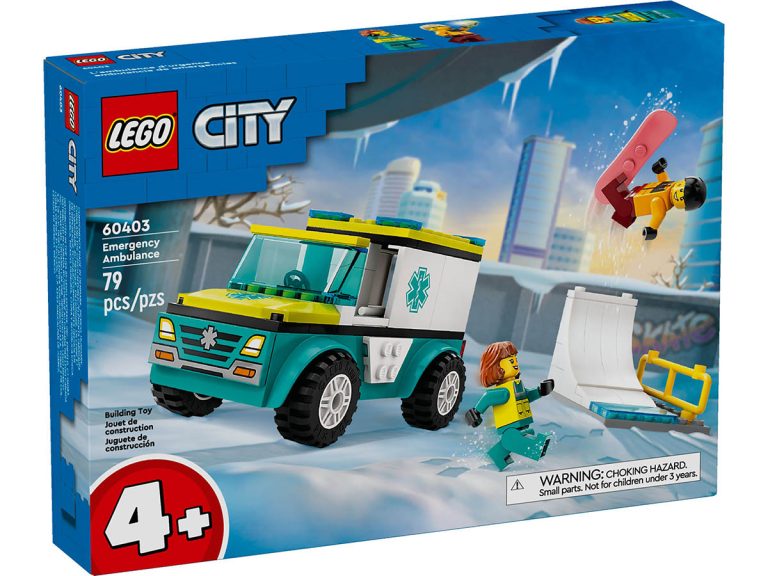 LEGO Rettungswagen und Snowboarder 60403