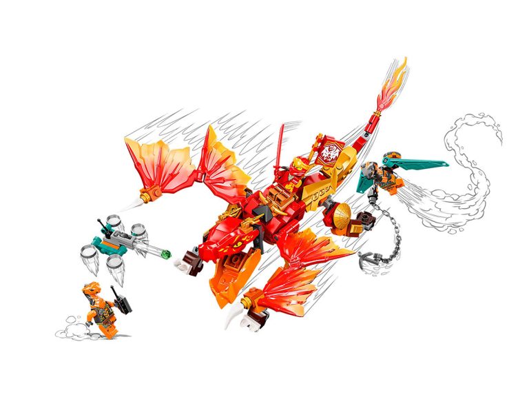 Kais Feuerdrache EVO LEGO NINJAGO 71762 - Kais Feuerdrache EVO - Produktbild 04