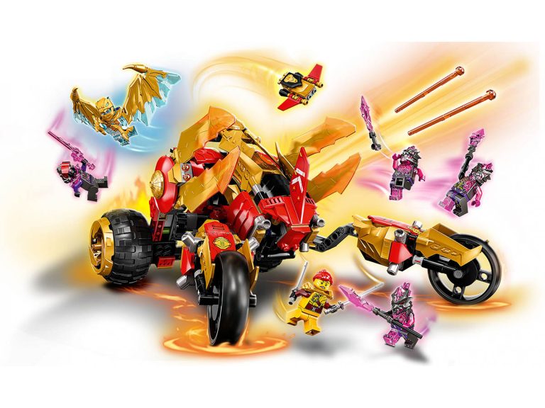 LEGO NINJAGO 71773 - Kais Golddrachen-Raider - Produktbild 02