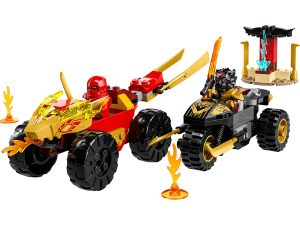 LEGO NINJAGO 71789 - Verfolgungsjagd mit Kais Flitzer und Ras' Motorrad - Produktbild 01