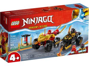 LEGO NINJAGO 71789 - Verfolgungsjagd mit Kais Flitzer und Ras' Motorrad - Produktbild 05