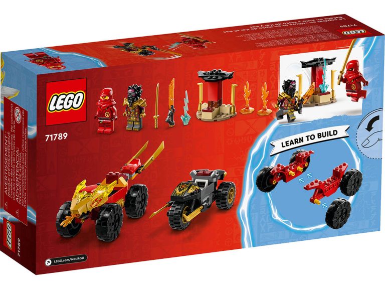 LEGO NINJAGO 71789 - Verfolgungsjagd mit Kais Flitzer und Ras' Motorrad - Produktbild 06