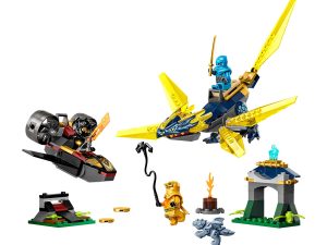 LEGO NINJAGO 71798 - Duell zwischen Nya und Arins Babydrachen - Produktbild 01