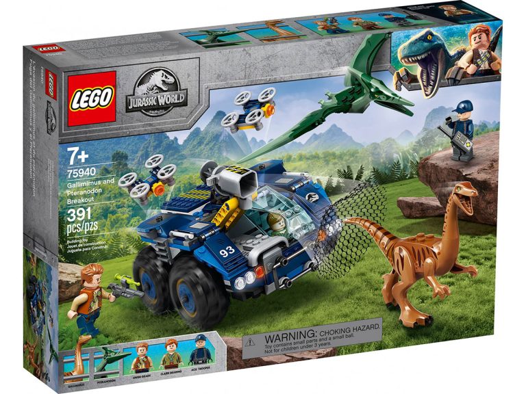 LEGO Jurassic World 75940 - Ausbruch von Gallimimus und Pteranodon - Produktbild 05