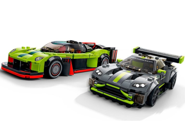 Aston Martin Valkyrie AMR Pro & Aston Martin Vantage GT3 LEGO Speed Champions 76910 - Aston Martin Valkyrie AMR Pro & Aston Martin Vantage GT3 - Produktbild 02