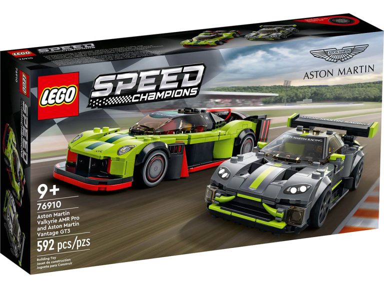 Aston Martin Valkyrie AMR Pro & Aston Martin Vantage GT3 LEGO Speed Champions 76910 - Aston Martin Valkyrie AMR Pro & Aston Martin Vantage GT3 - Produktbild 05