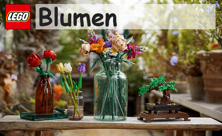 Lego Blumen und Pflanzen