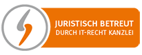 Juristisch betreut durch IT-Recht Kanzlei München